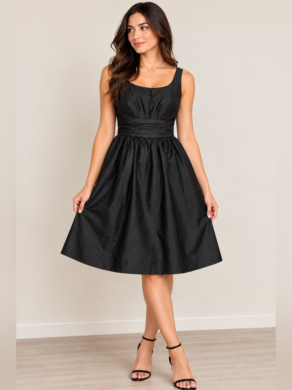 Eliza J New York Black Fit & Flare Cocktail Dress – Size 10